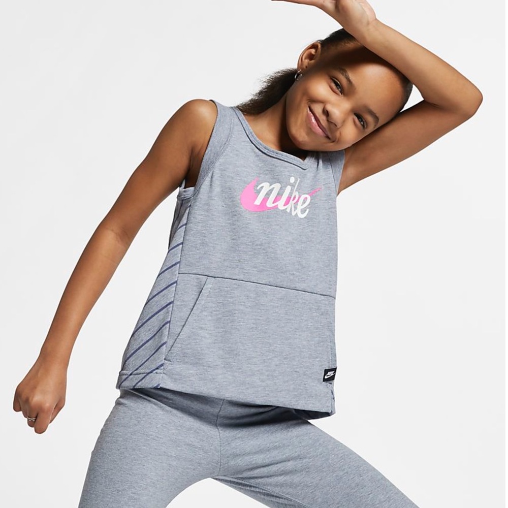 NIKE GIRLS SIZE YSM SPORTSWEAR TANK